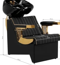 Gabbiano Marcus Barber Wash Gold Black