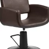 Gabbiano Mataro Hairdressing Chair - Brown