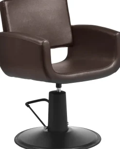 Gabbiano Mataro Hairdressing Chair - Brown