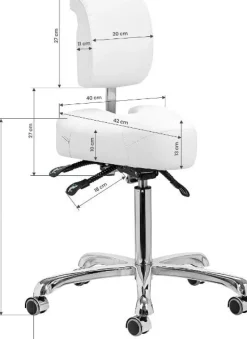 Gabbiano Podiatry Stool 1005 White