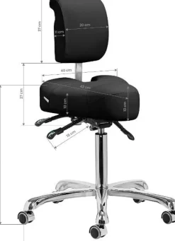 Gabbiano Podiatry Stool 1005 Black