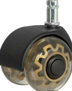 Gabbiano Roll Speed Duo press-on Stool Wheel set of 5 Pcs