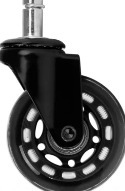 Gabbiano Roll Speed Stool Wheel black Press-On Set Of 5 Pcs Black