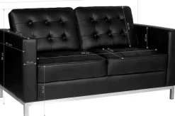 Gabbiano Sofa Waiting Room Bm18019 - Black