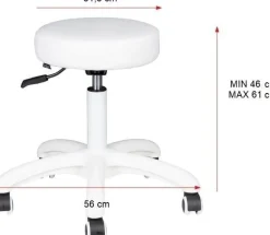 Gabbiano Stool am-303-2 White