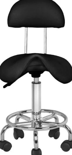 Gabbiano Stool Black 6001