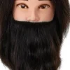 Gabbiano WZ4 Training Head With Beard Natural Hair - 21 cm