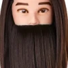 Gabbiano WZ4 Training Head With Beard Synthetic hair - 27 cm