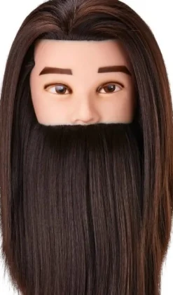 Gabbiano WZ4 Training Head With Beard Synthetic hair - 27 cm