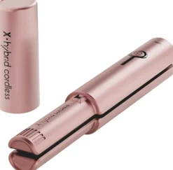 Gamma+ X-Hybrid Cordless Straightener Rose Gold