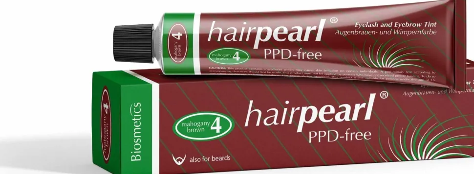 Hairpearl Tint PPD-free - No 4 Mahogny Brown 20 ml