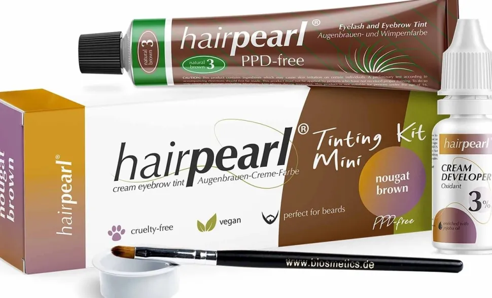 Hairpearl Tinting Kit Mini PPD-free - No 3 Nougat Brown