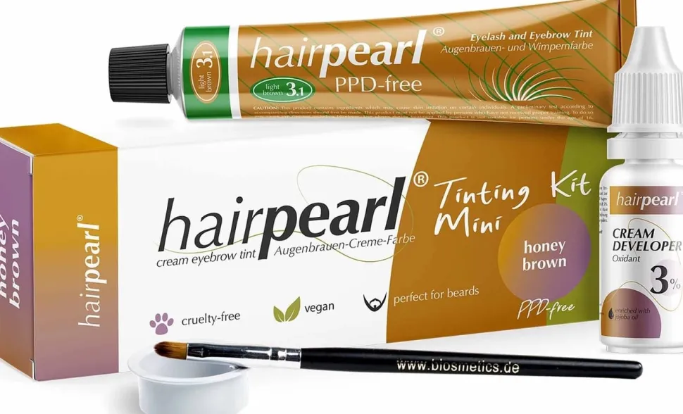 Hairpearl Tinting Kit Mini PPD-free - No 3.1 Honey Brown