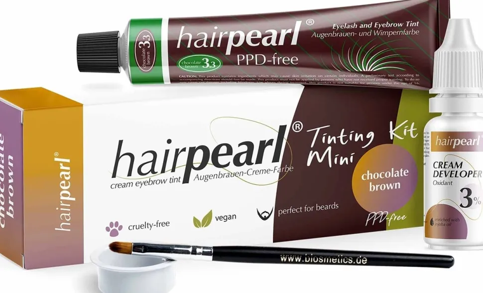 Hairpearl Tinting Kit Mini PPD-free - No 3.3 Chocolate Brown