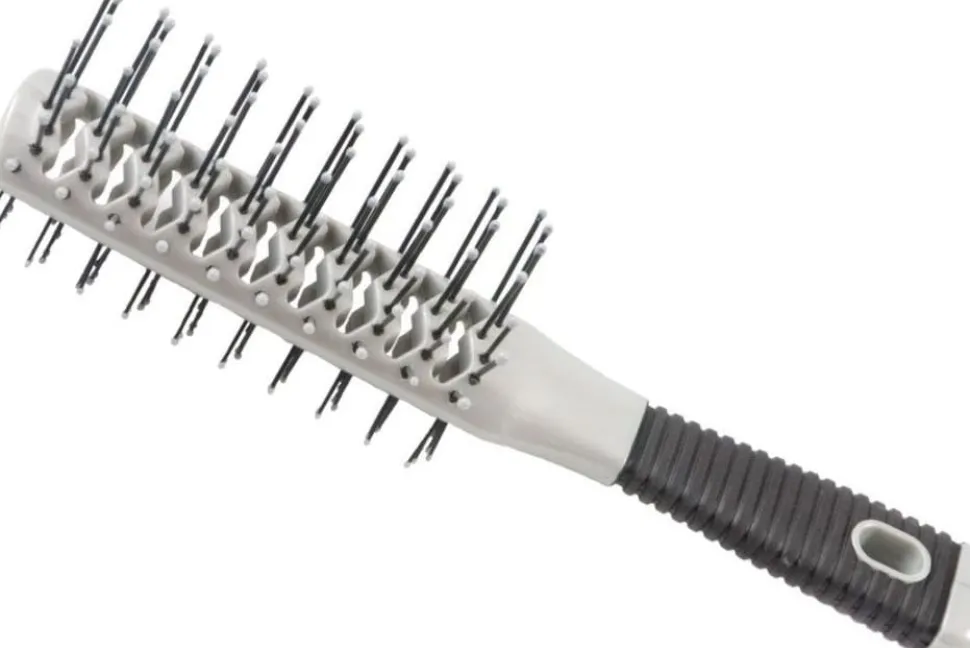 Hairway - Tunnel Brush, Double-Sided Grey