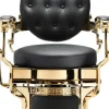 Hairway Barber Chair "Romeo" Gold Black