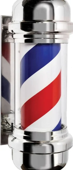 Hairway Chrome Barberpole Large