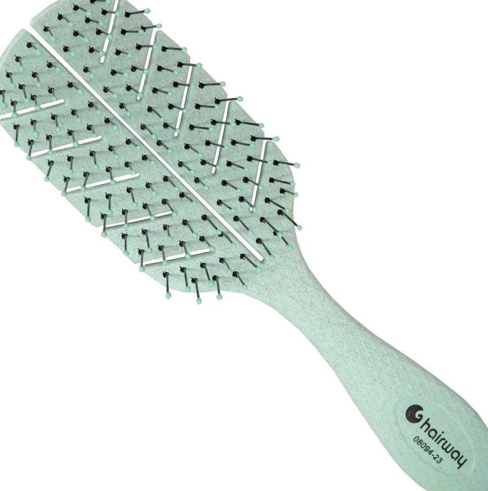 Hairway Detangling Brush "Organica" Mint Green