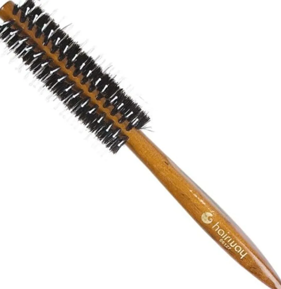 Hairway Round Brush Glossy Wood Ø 12/46 mm