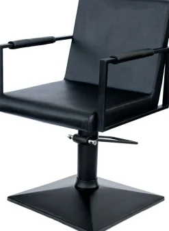 Hairway Styling Chair John Black Square Base