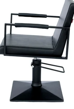 Hairway Styling Chair John Black Square Base