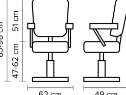 Hairway Styling Chair Neo Black