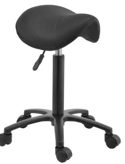 Hairway Stylists Saddle Stool Profi Black Base