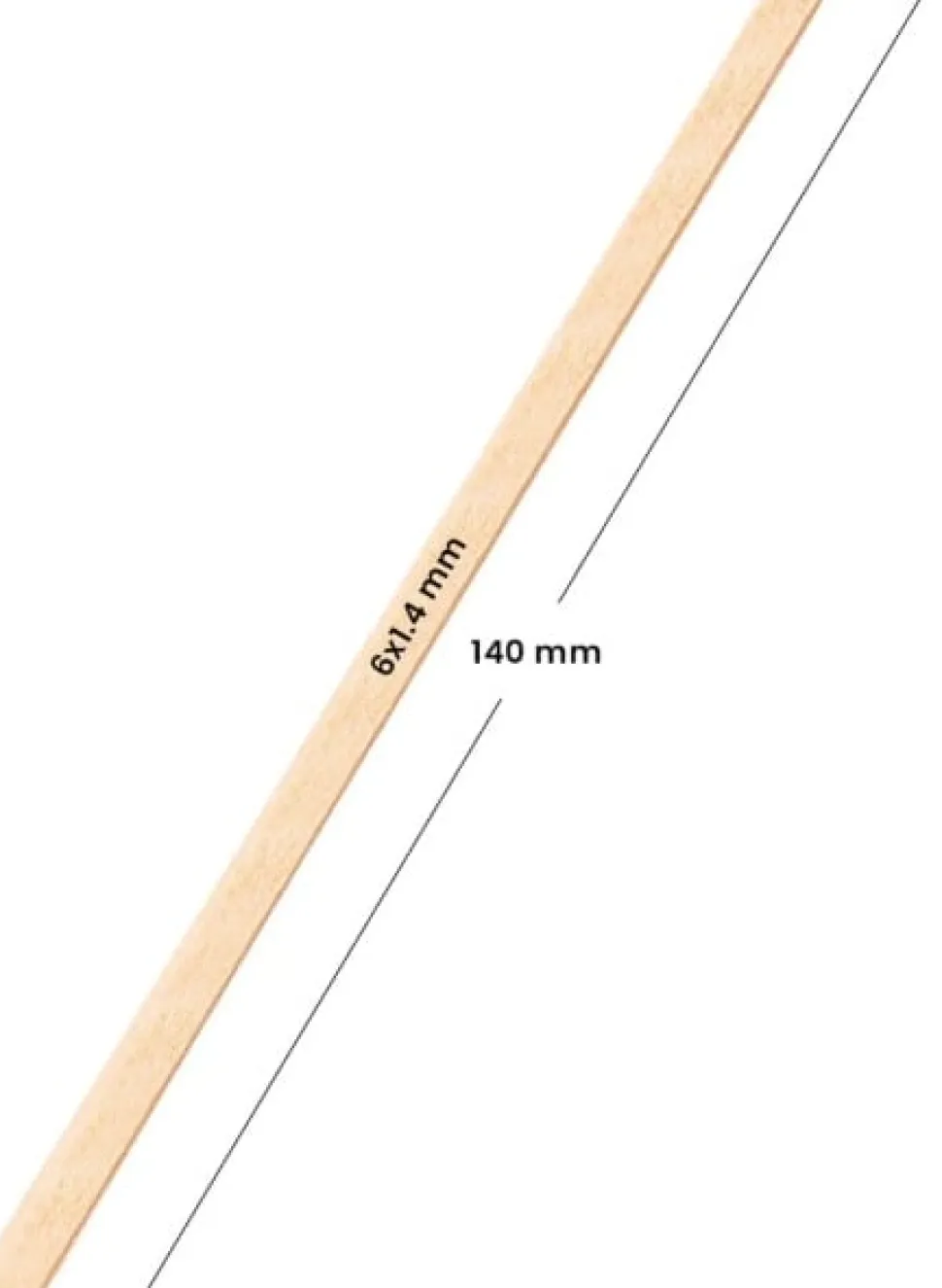 Iwax Wooden Spatula Small 150 pieces