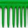 JRL Professional - Long Round Tooth Cutting Comb 9" Green