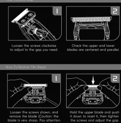 JRL Professional Onyx EZ-Gap Trimmer Blade