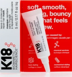 K18 Professional Molecular Repair Hair Mask 5 ml