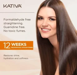 Kativa Alisado Brasileno Straightening Kit 225 ml