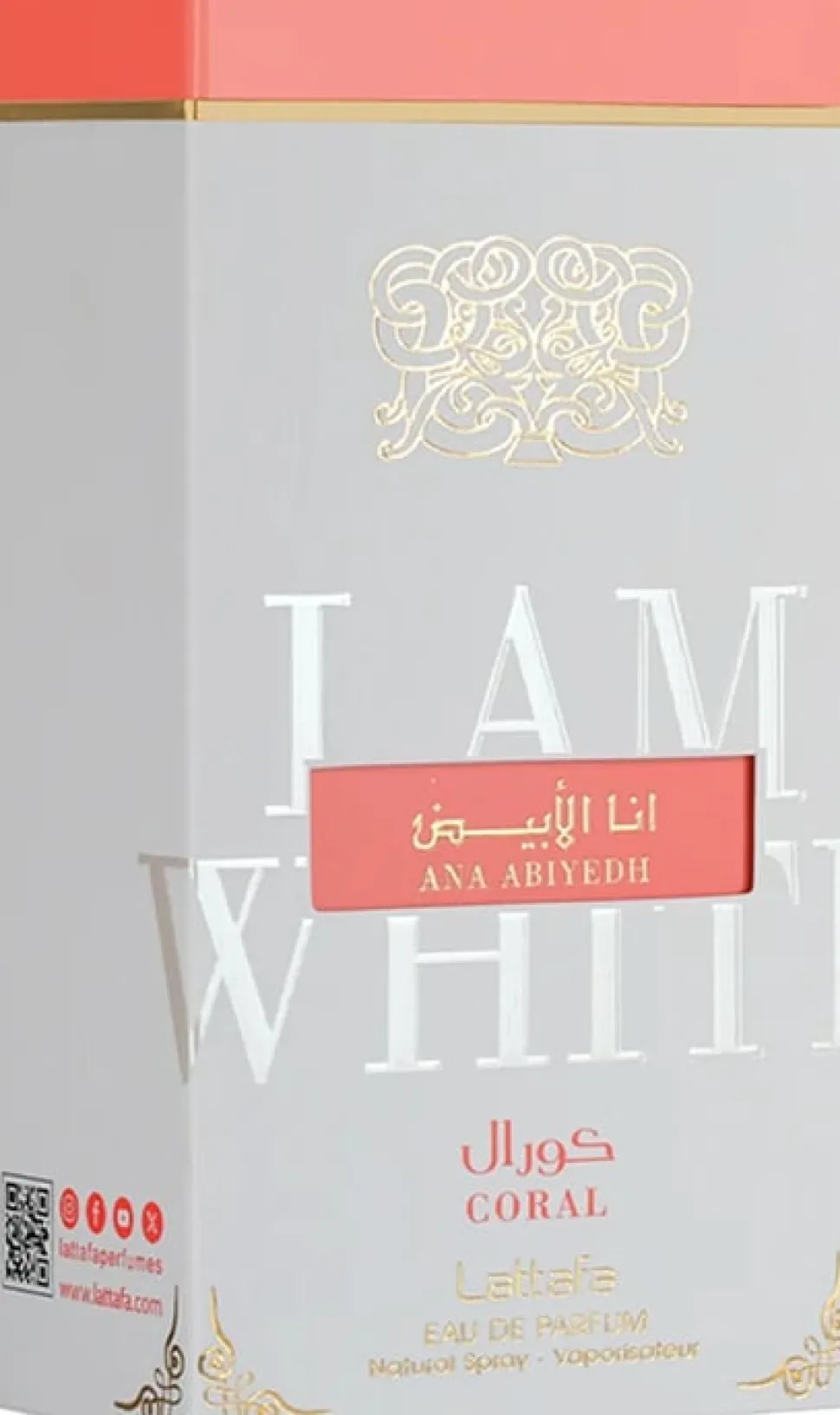 Lattafa Ana Abiyedh Coral Unisex EDP 60 ml