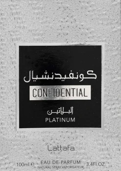 Lattafa Confidential Platinum Men EDP 100 ml
