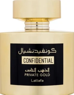 Lattafa Confidential Private Gold Unisex Eau de Parfum 100 ml