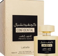 Lattafa Confidential Private Gold Unisex Eau de Parfum 100 ml