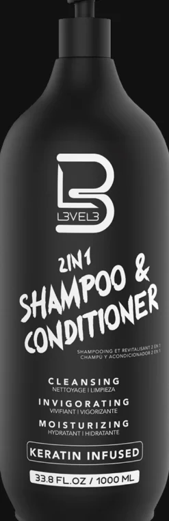 L3VEL3 - 2 IN 1 Shampoo & Conditioner 1000 ml