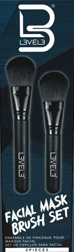 L3VEL3 - 2 Pcs Face Mask Brush Set