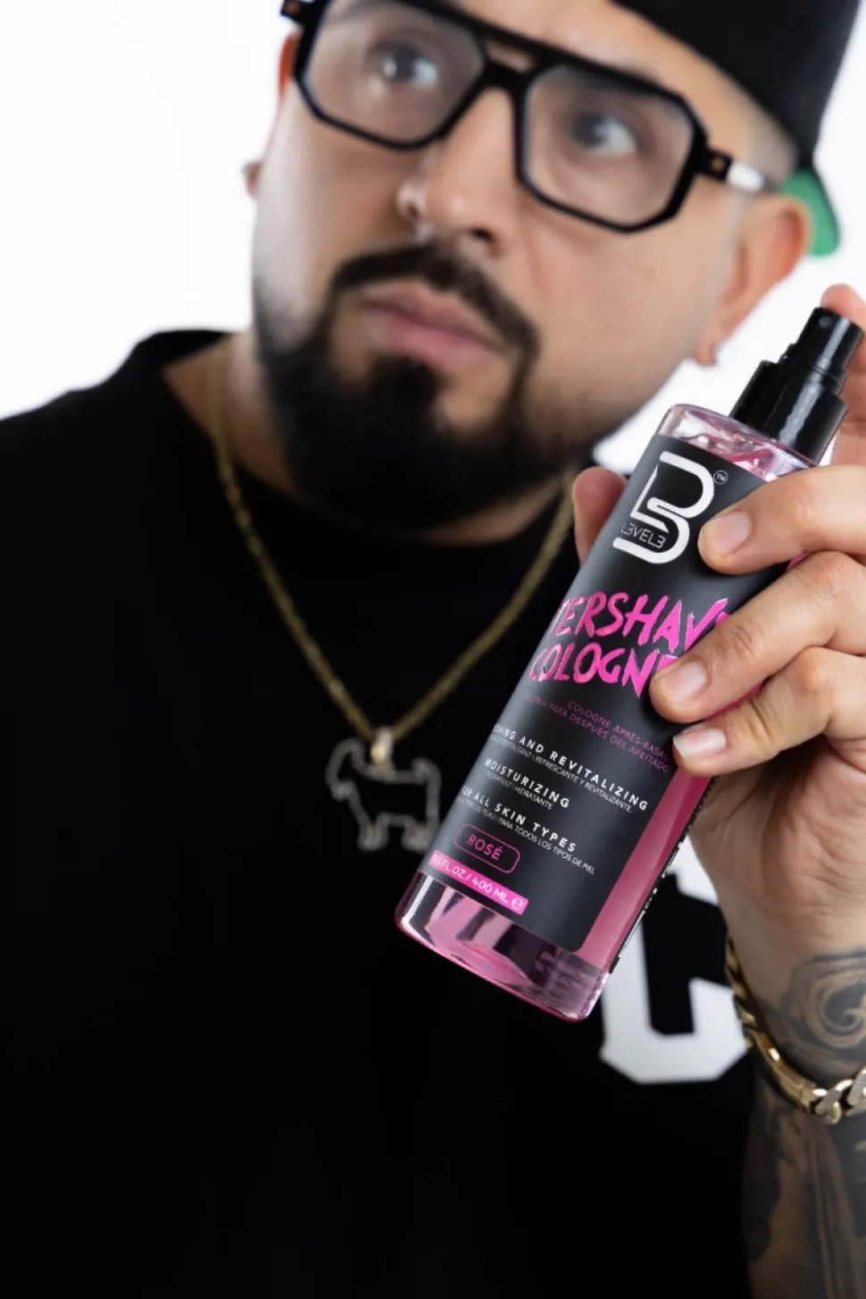 L3VEL3 - After Shave Spray Cologne Rose 100 ml