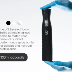 L3VEL3 - Beveled Continuous Spray Bottle Black