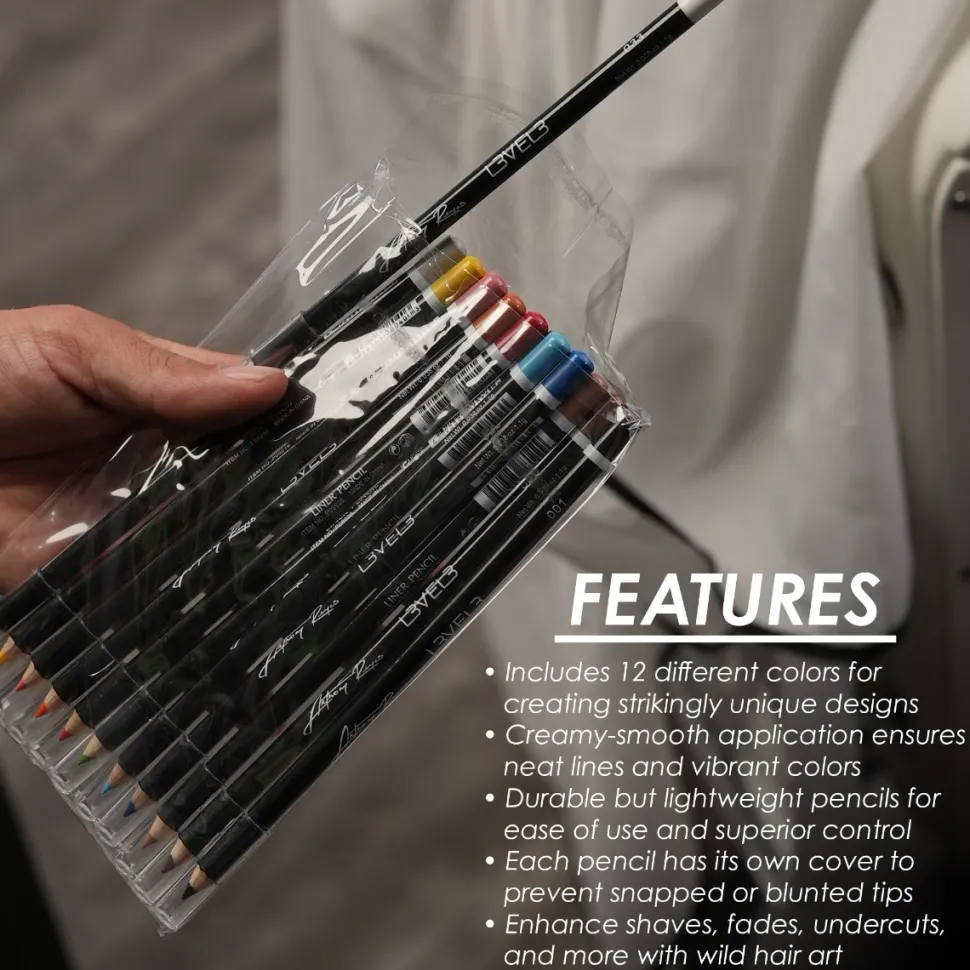 L3VEL3 - Color Liner Pencils – 12 Pcs