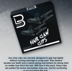 L3VEL3 - Hair Claw Clips 4 Pack