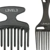 L3VEL3 - Hair Pick Comb Set 2 Pcs