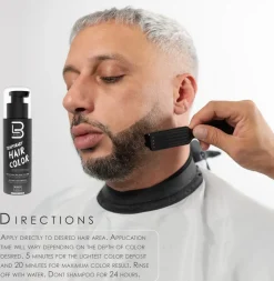 L3VEL3 - Temporary Hair Color Black 125 ml