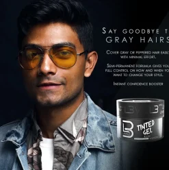 L3VEL3 - Tinted Hair Gel Black Color 250 ml
