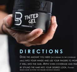 L3VEL3 - Tinted Hair Gel Black Color 250 ml