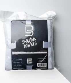 L3VEL3 - White Facial Towels 3 Pcs