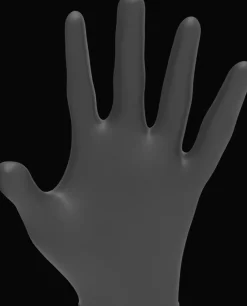 L3VEL3 Black Medium Professional Nitrile Gloves 100 Pack