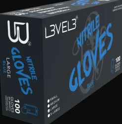 L3VEL3 Blue Small Professional Nitrile Gloves 100 Pack
