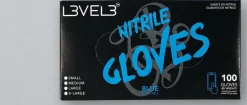 L3VEL3 Blue Small Professional Nitrile Gloves 100 Pack